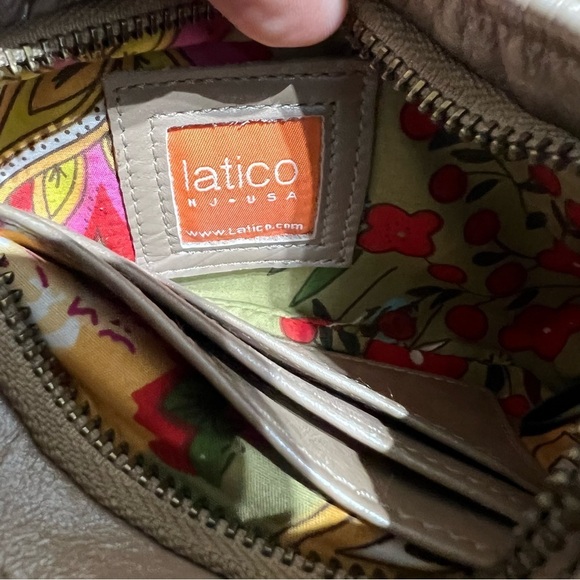 Latico Small Bronze Leather Crossbody - Picture 9 of 9